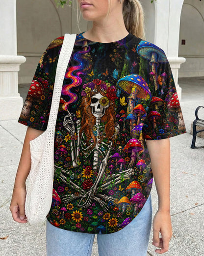 HIPPIE SKELETON SKULL MUSHROOM ALL OVER PRINT - TLTW1105262
