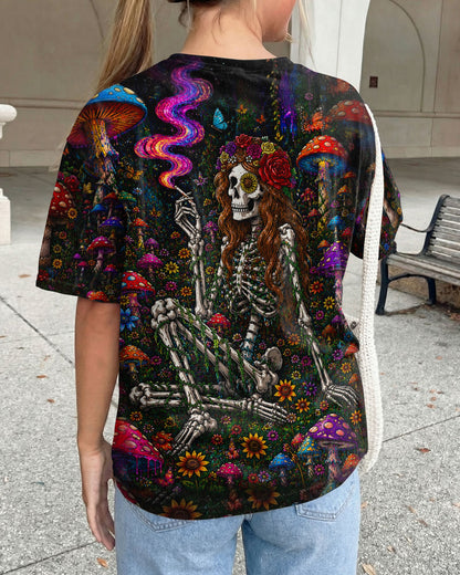 HIPPIE SKELETON SKULL MUSHROOM ALL OVER PRINT - TLTW1105262