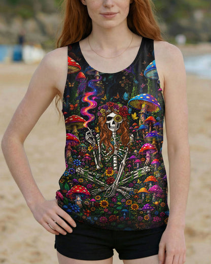 HIPPIE SKELETON SKULL MUSHROOM ALL OVER PRINT - TLTW1105262