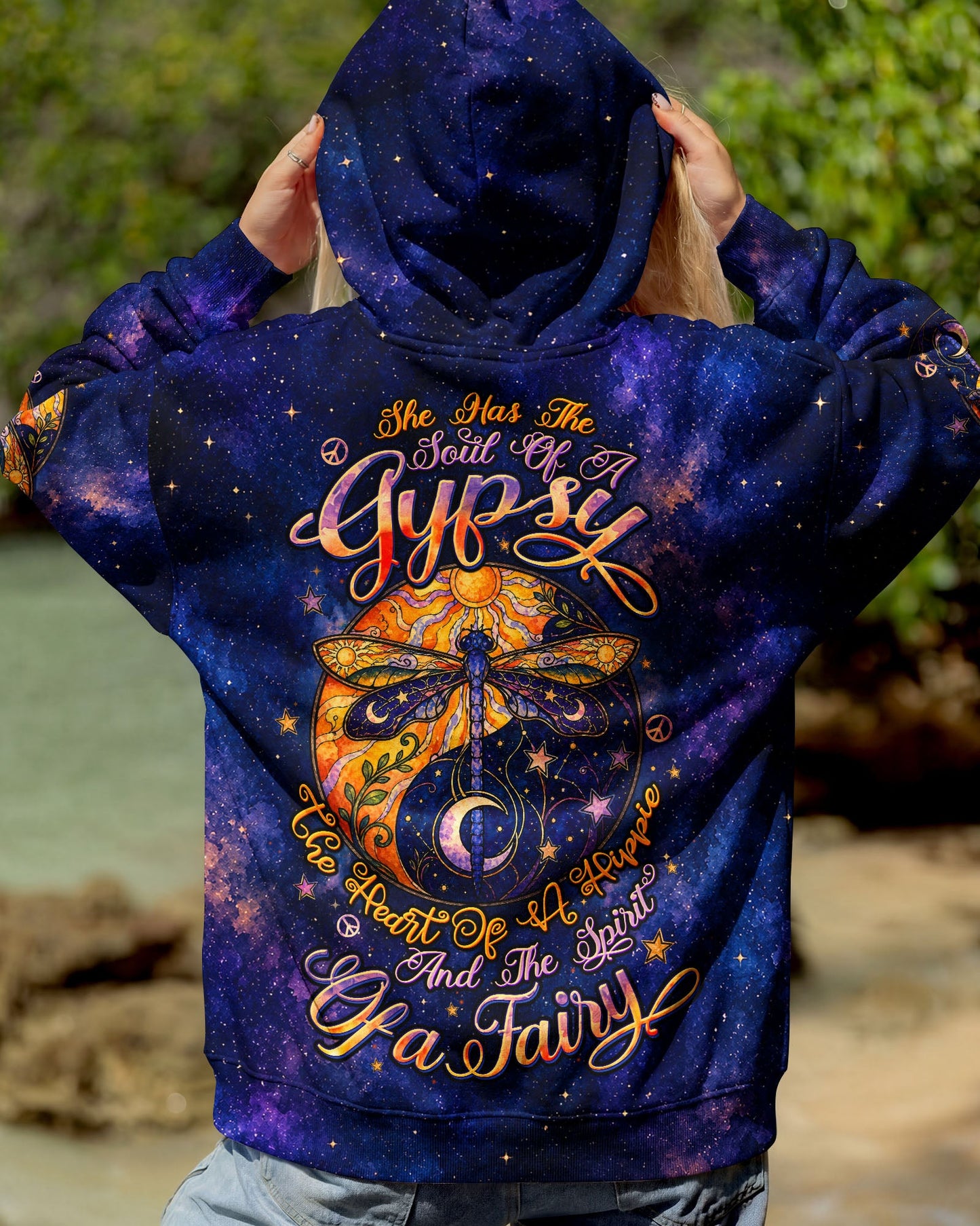 SPIRIT OF A FAIRY DRAGONFLY YINYANG ALL OVER PRINT  - TLTW1105263