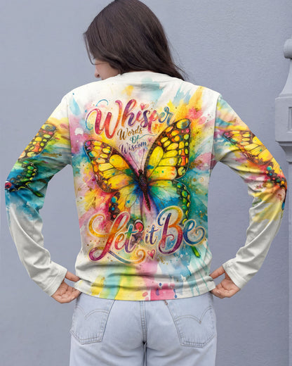 WHISPER WORDS OF WISDOM LET IT BE BUTTERFLY ALL OVER PRINT  - TLTW1305264