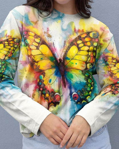 WHISPER WORDS OF WISDOM LET IT BE BUTTERFLY ALL OVER PRINT  - TLTW1305264