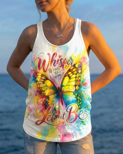 WHISPER WORDS OF WISDOM LET IT BE BUTTERFLY ALL OVER PRINT  - TLTW1305264