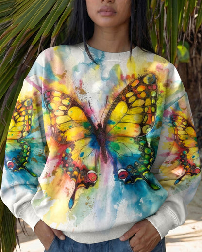 WHISPER WORDS OF WISDOM LET IT BE BUTTERFLY ALL OVER PRINT  - TLTW1305264
