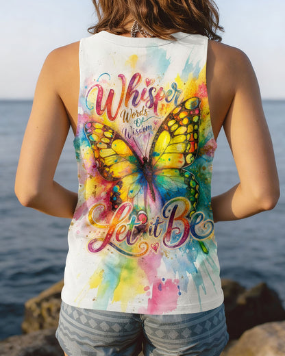 WHISPER WORDS OF WISDOM LET IT BE BUTTERFLY ALL OVER PRINT  - TLTW1305264
