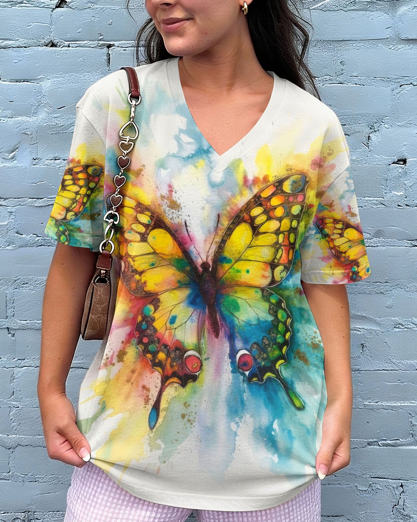 WHISPER WORDS OF WISDOM LET IT BE BUTTERFLY ALL OVER PRINT  - TLTW1305264