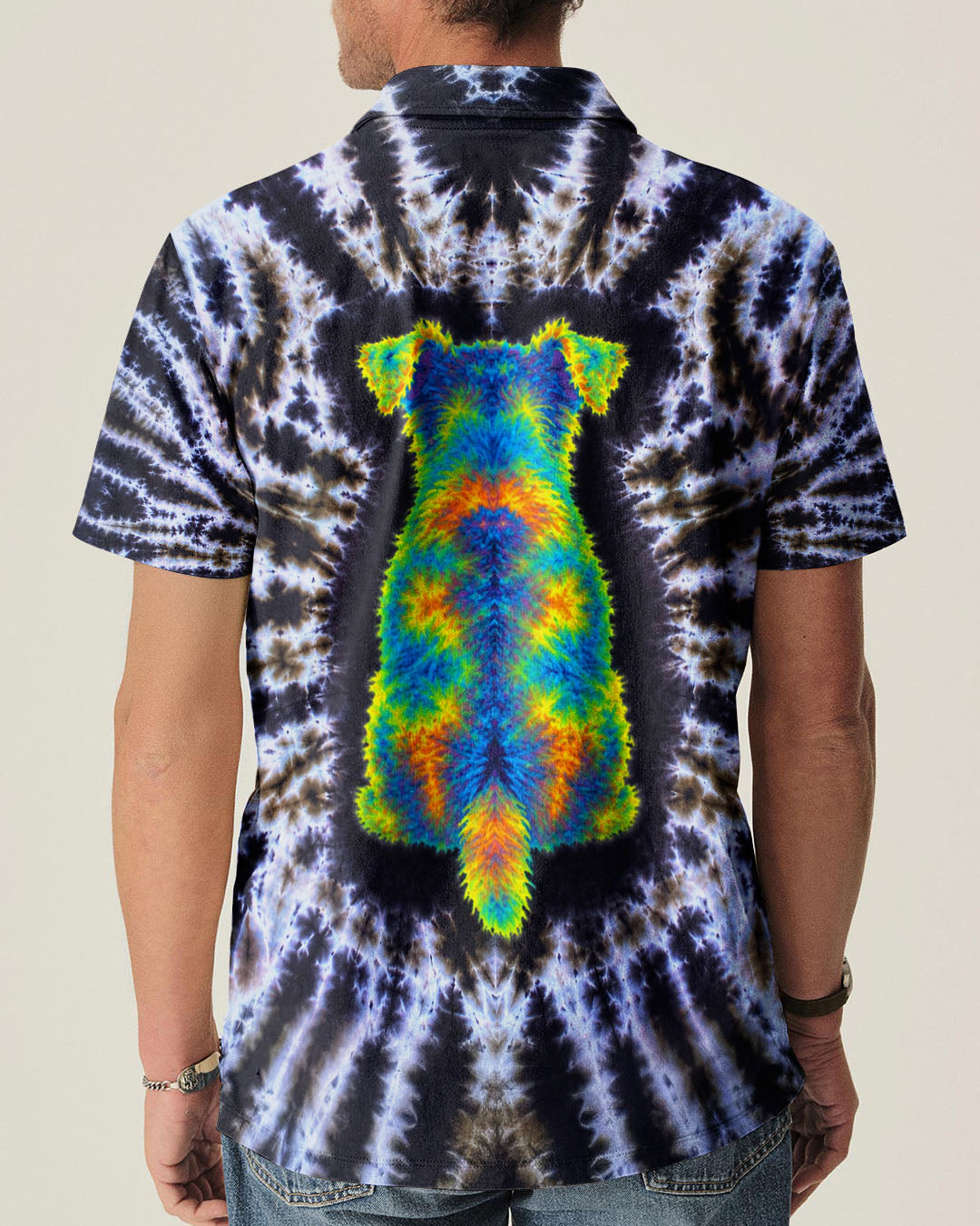 SCHNAUZER DOG  SWIRL ALL OVER PRINT  - TLTW1405264
