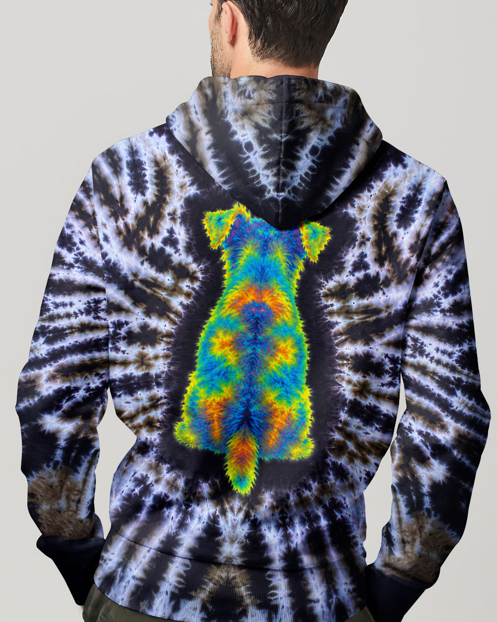 SCHNAUZER DOG  SWIRL ALL OVER PRINT  - TLTW1405264
