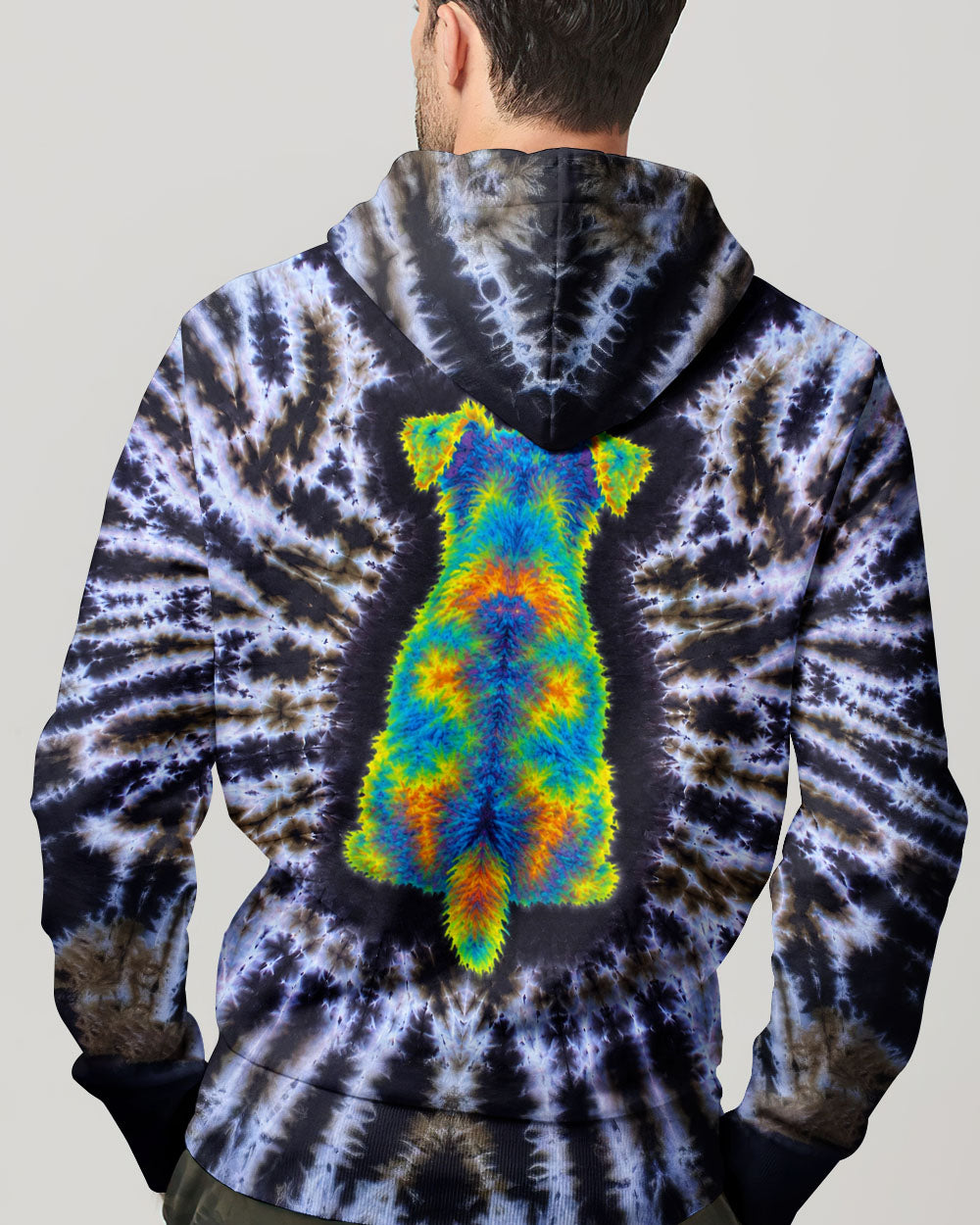 SCHNAUZER DOG  SWIRL ALL OVER PRINT  - TLTW1405264