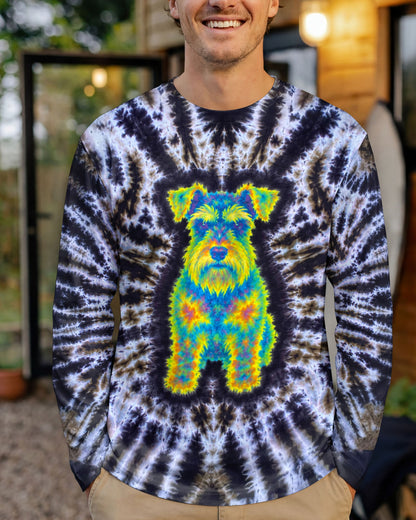 SCHNAUZER DOG  SWIRL ALL OVER PRINT  - TLTW1405264