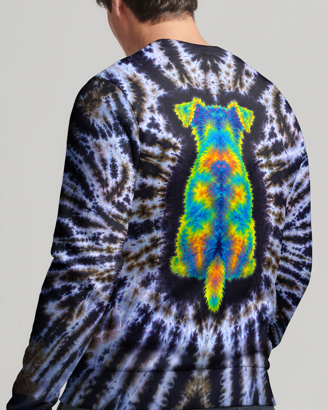 SCHNAUZER DOG  SWIRL ALL OVER PRINT  - TLTW1405264