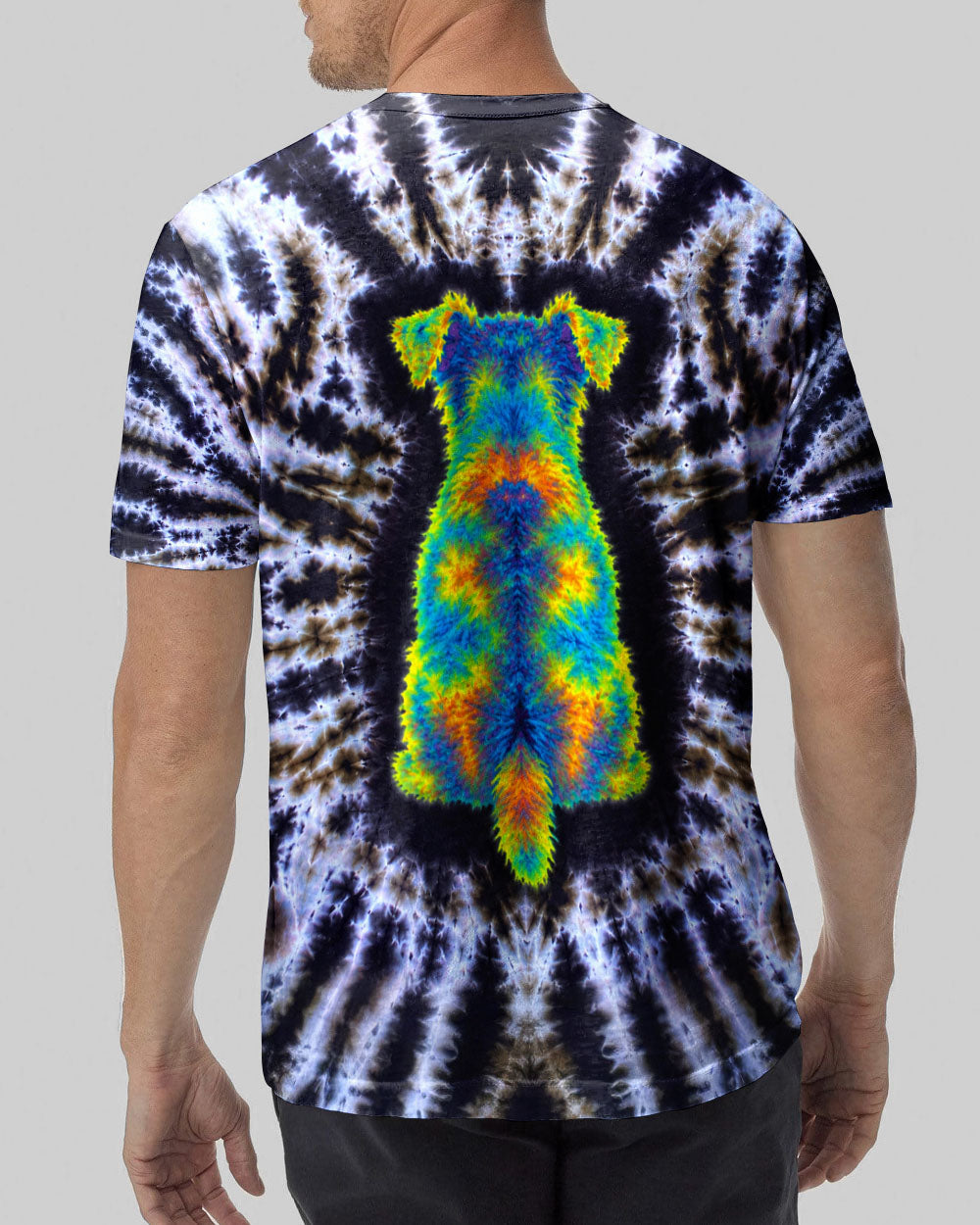 SCHNAUZER DOG  SWIRL ALL OVER PRINT  - TLTW1405264