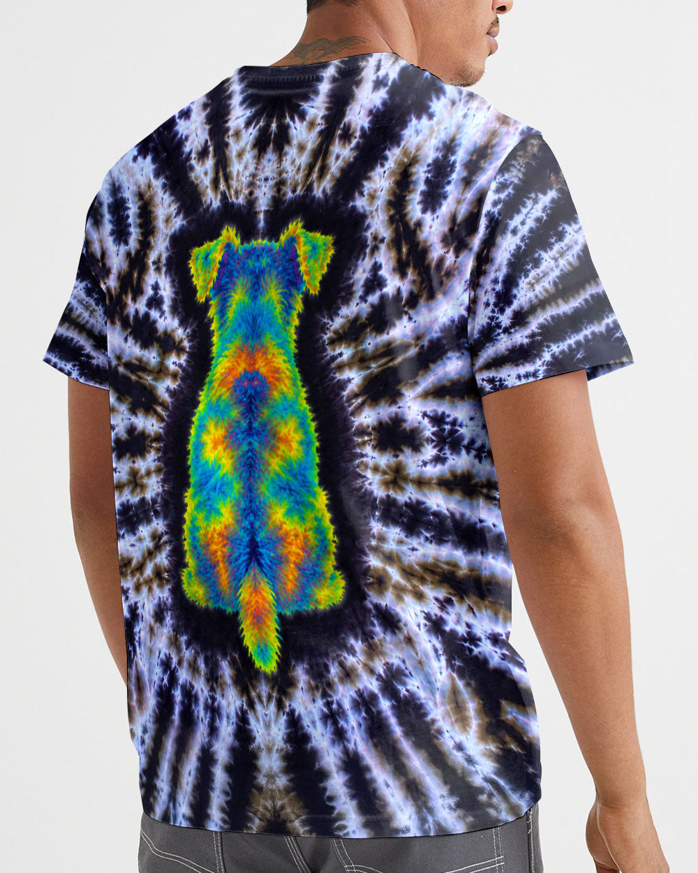 SCHNAUZER DOG  SWIRL ALL OVER PRINT  - TLTW1405264