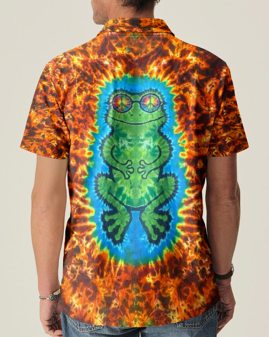 GREEN FROG HIPPIE ALL OVER PRINT - TLTW1505261