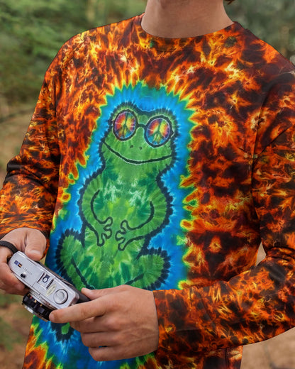 GREEN FROG HIPPIE ALL OVER PRINT - TLTW1505261