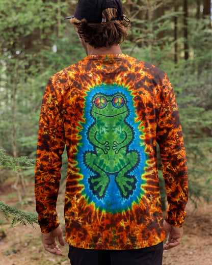 GREEN FROG HIPPIE ALL OVER PRINT - TLTW1505261