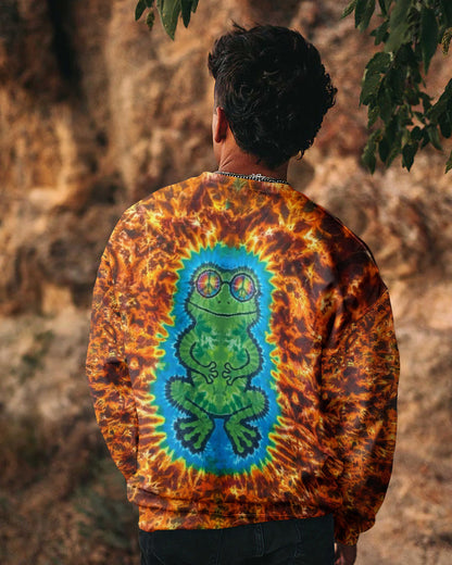 GREEN FROG HIPPIE ALL OVER PRINT - TLTW1505261