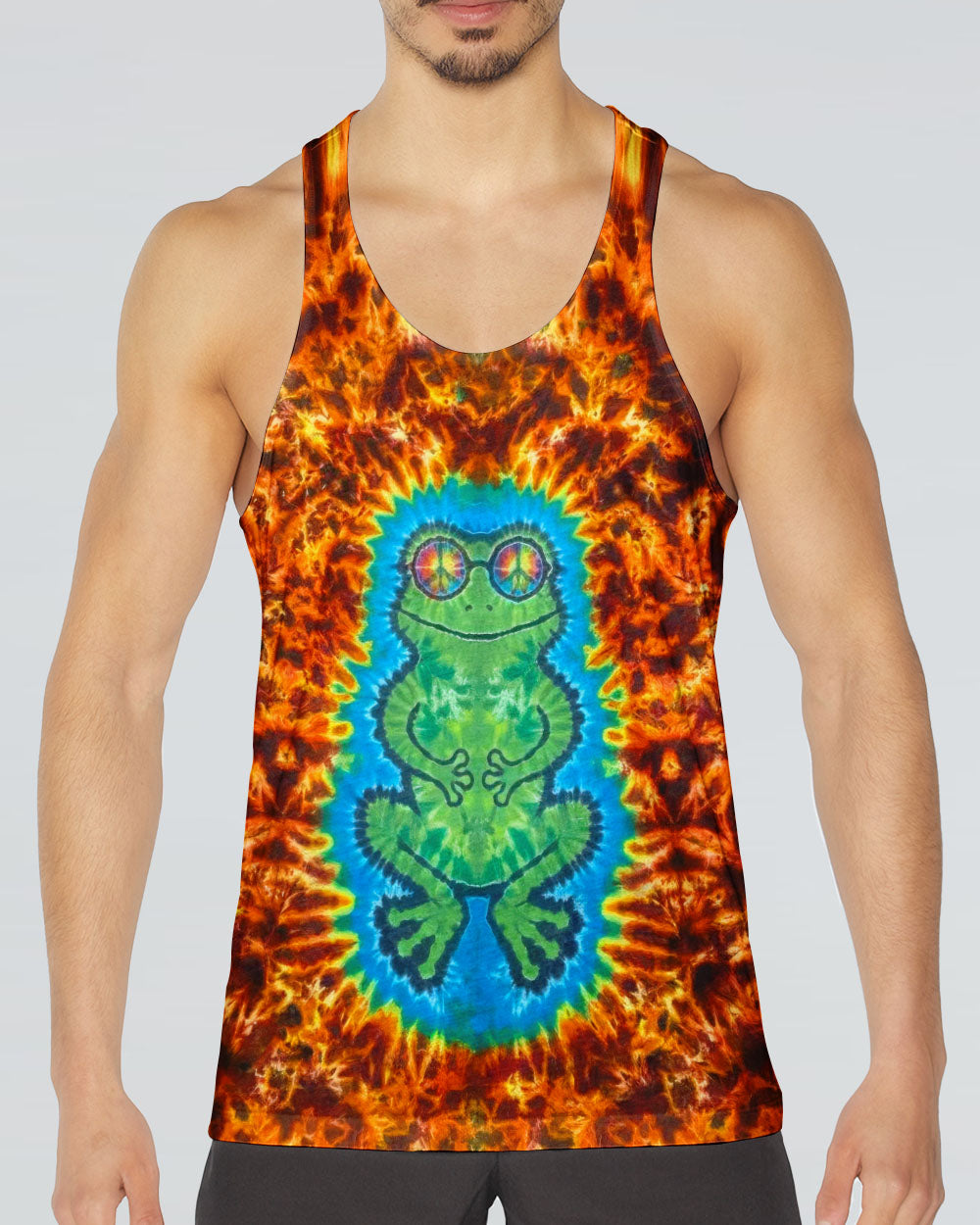 GREEN FROG HIPPIE ALL OVER PRINT - TLTW1505261