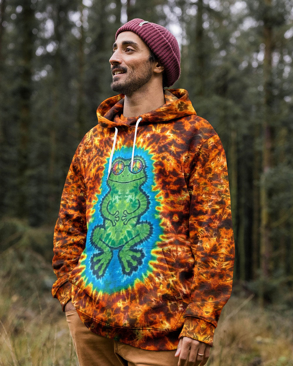 GREEN FROG HIPPIE ALL OVER PRINT - TLTW1505261
