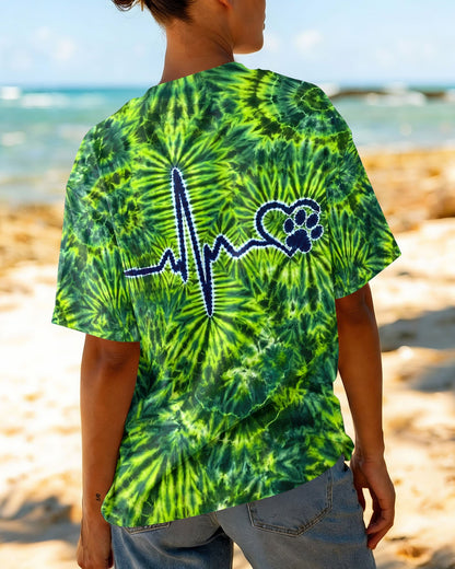 HEARTBEAT PAW PRINT BURST ALL OVER PRINT  - TLTW1506264