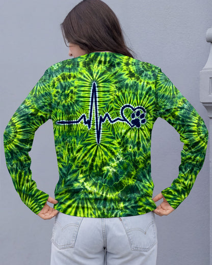 HEARTBEAT PAW PRINT BURST ALL OVER PRINT  - TLTW1506264