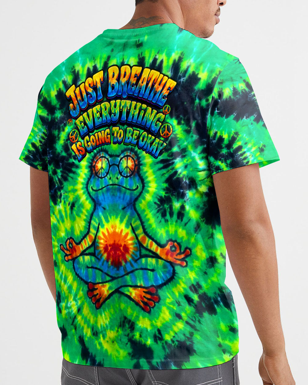 JUST BREATHE FROG ALL OVER PRINT  - TLTW1805264