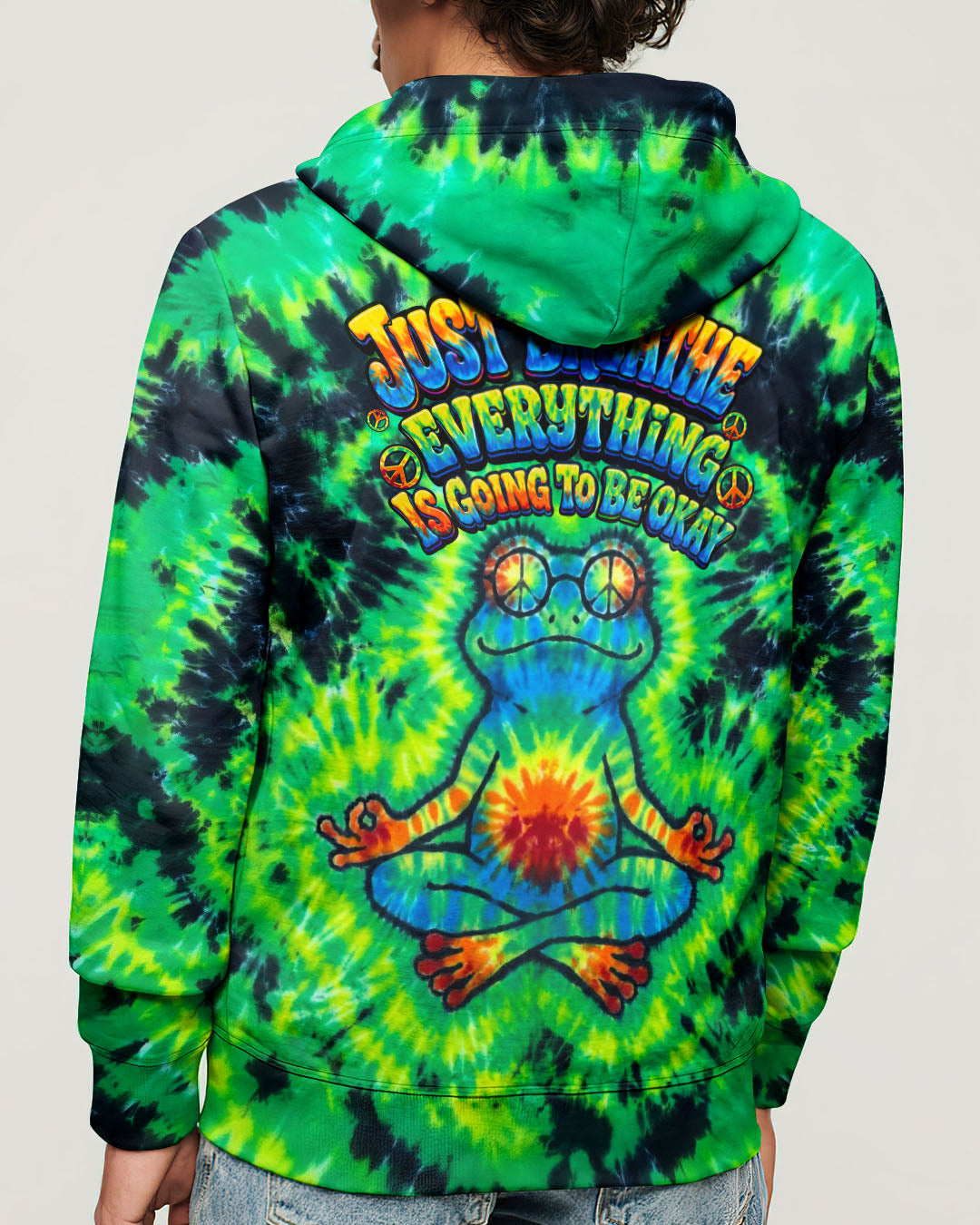 JUST BREATHE FROG ALL OVER PRINT  - TLTW1805264