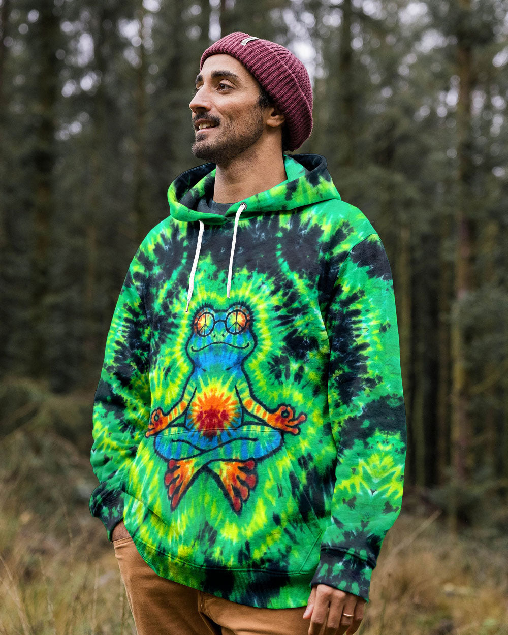 JUST BREATHE FROG ALL OVER PRINT  - TLTW1805264