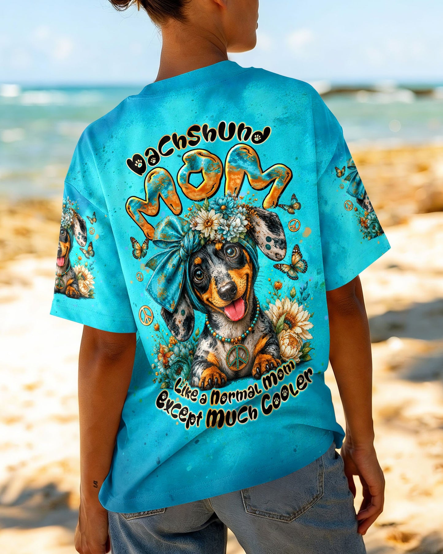 DACHSHUND MOM COOLER DOG ALL OVER PRINT - TLTW1905262