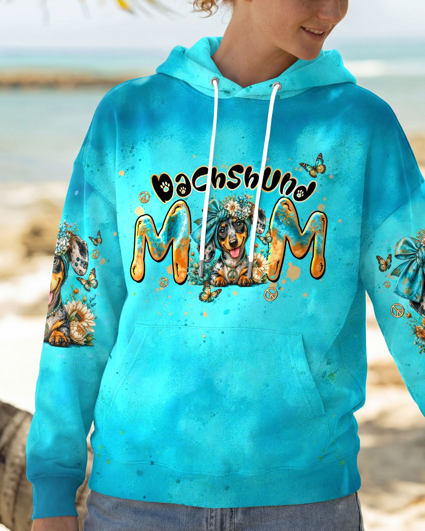 DACHSHUND MOM COOLER DOG ALL OVER PRINT - TLTW1905262