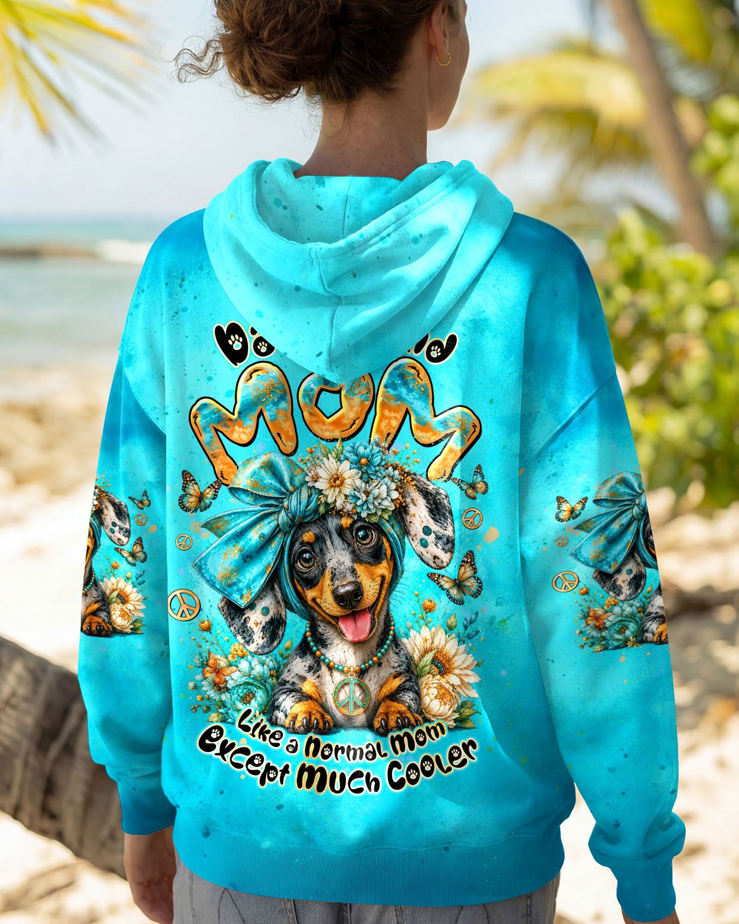 DACHSHUND MOM COOLER DOG ALL OVER PRINT - TLTW1905262