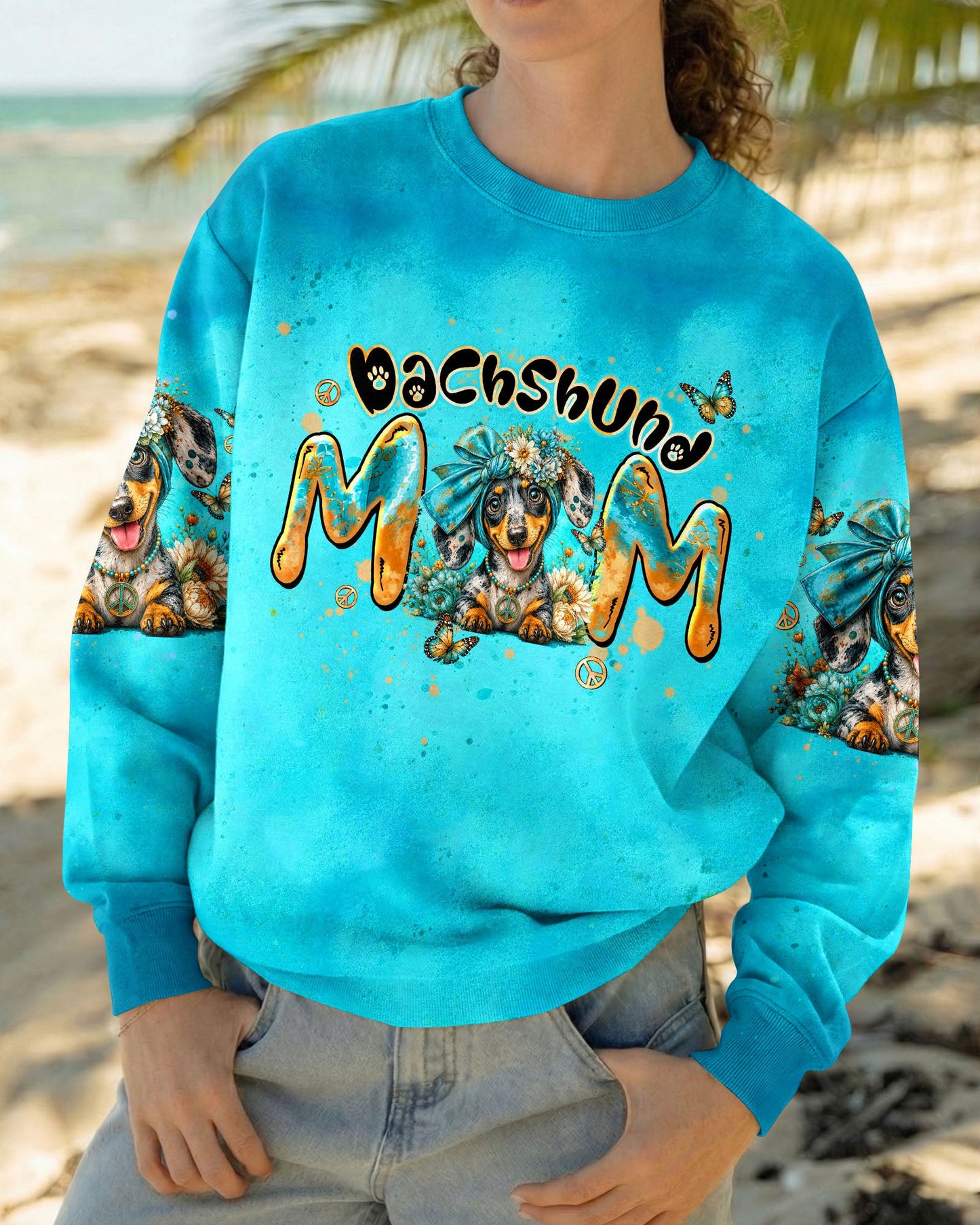 DACHSHUND MOM COOLER DOG ALL OVER PRINT - TLTW1905262