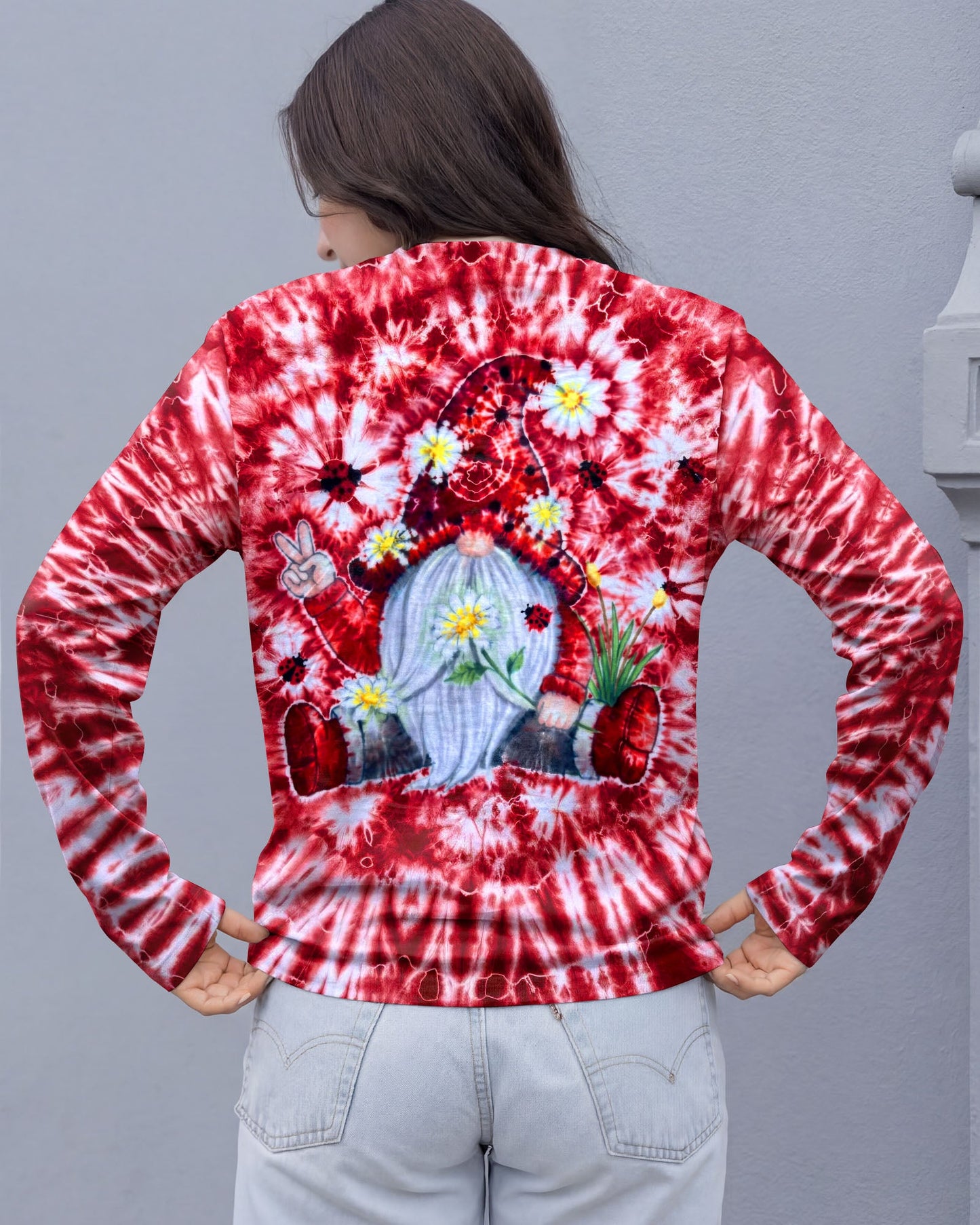 GROOVY GNOME RED BURST ALL OVER PRINT - TLTW2105262