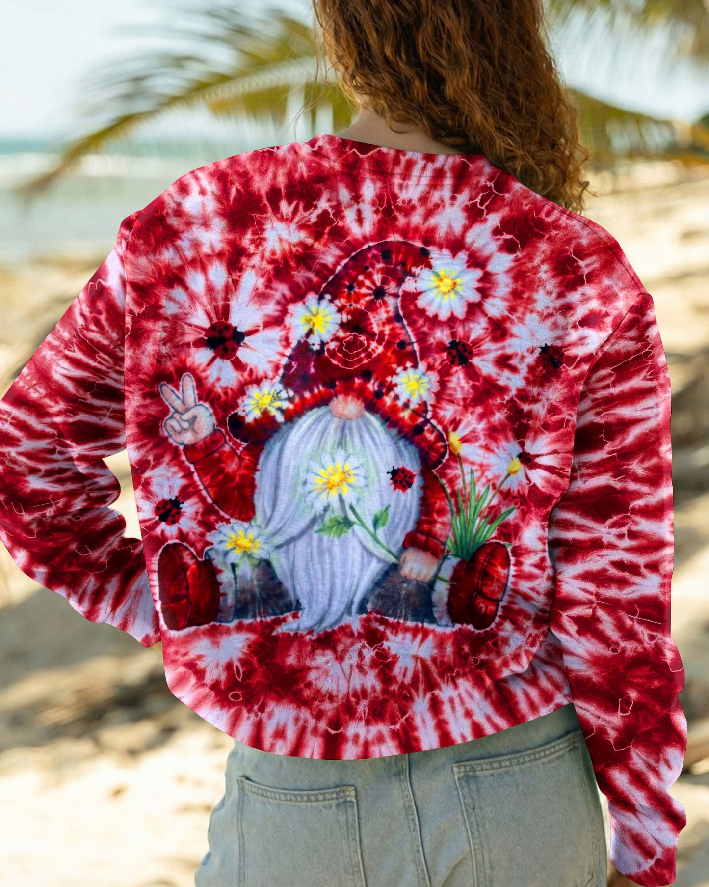 GROOVY GNOME RED BURST ALL OVER PRINT - TLTW2105262