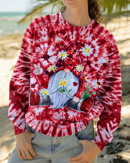 GROOVY GNOME RED BURST ALL OVER PRINT - TLTW2105262