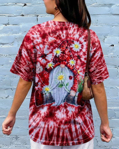 GROOVY GNOME RED BURST ALL OVER PRINT - TLTW2105262