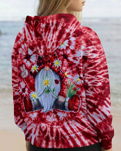 GROOVY GNOME RED BURST ALL OVER PRINT - TLTW2105262