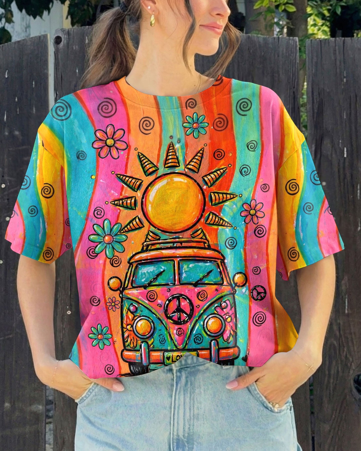 RUNNING AGAINST THE WIND BUS  ALL OVER PRINT   - TLTW2204264