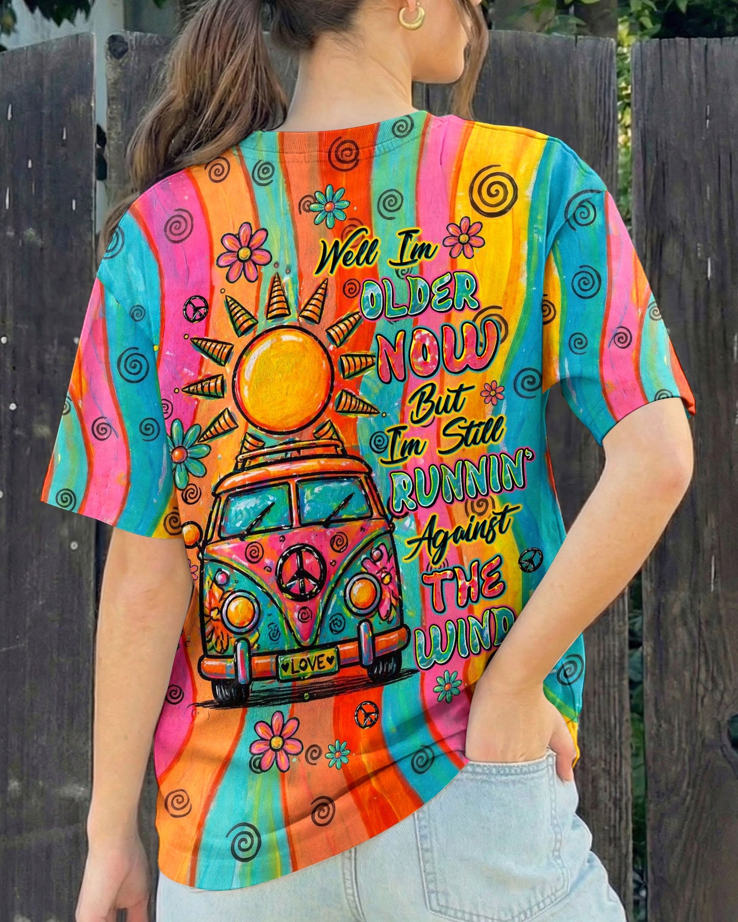 RUNNING AGAINST THE WIND BUS  ALL OVER PRINT   - TLTW2204264