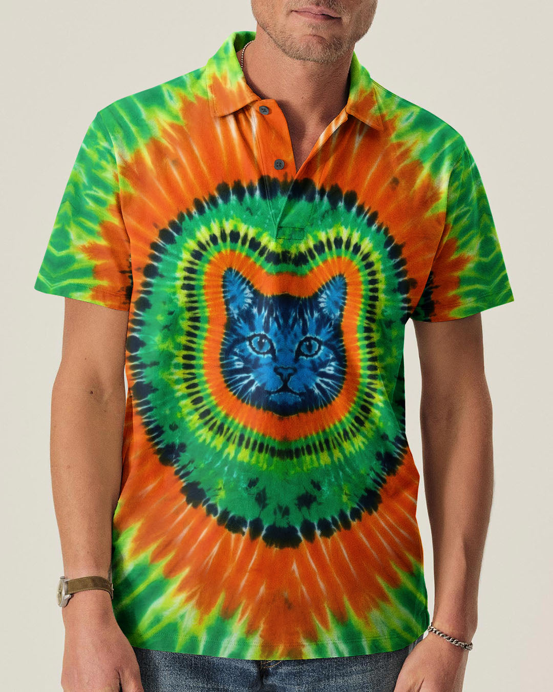 FUNNY CAT SWIRL ALL OVER PRINT - TLTW2205263