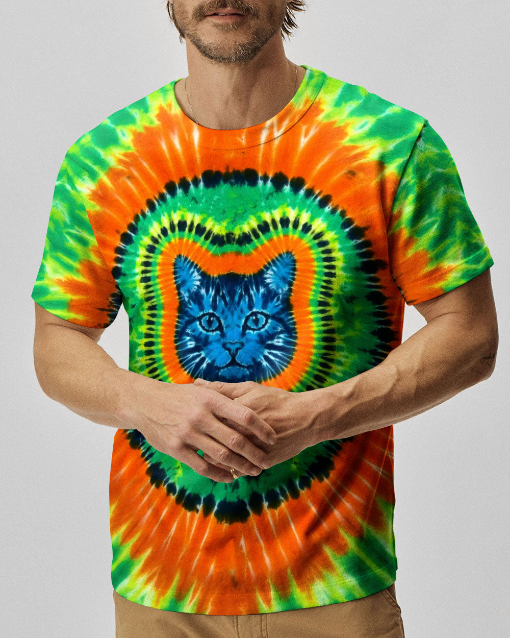 FUNNY CAT SWIRL ALL OVER PRINT - TLTW2205263
