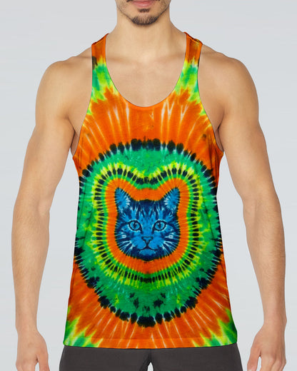 FUNNY CAT SWIRL ALL OVER PRINT - TLTW2205263