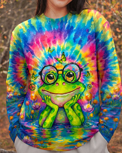 BE YOU THE WORLD WILL ADJUST FROG ALL OVER PRINT - TLTW2304263