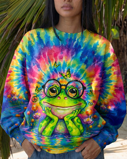BE YOU THE WORLD WILL ADJUST FROG ALL OVER PRINT - TLTW2304263