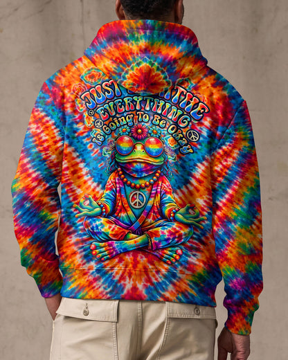 JUST BREATHE FROG V PATTERN ALL OVER PRINT - TLTW2306263