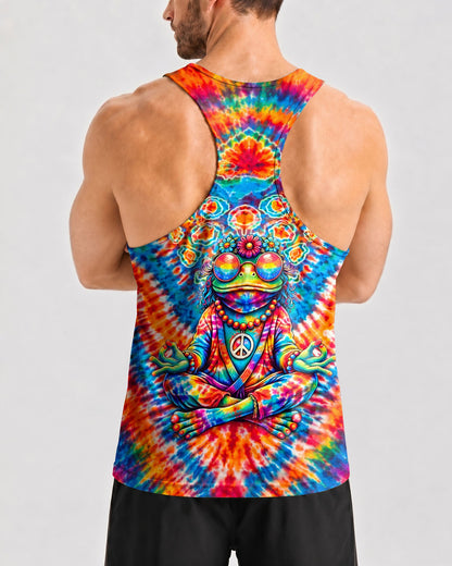 JUST BREATHE FROG V PATTERN ALL OVER PRINT - TLTW2306263
