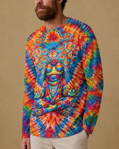 JUST BREATHE FROG V PATTERN ALL OVER PRINT - TLTW2306263