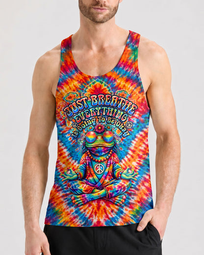 JUST BREATHE FROG V PATTERN ALL OVER PRINT - TLTW2306263