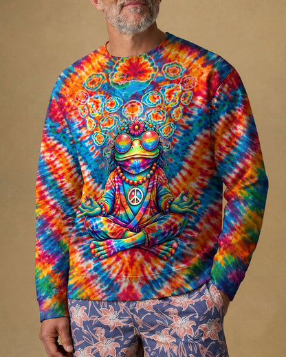 JUST BREATHE FROG V PATTERN ALL OVER PRINT - TLTW2306263