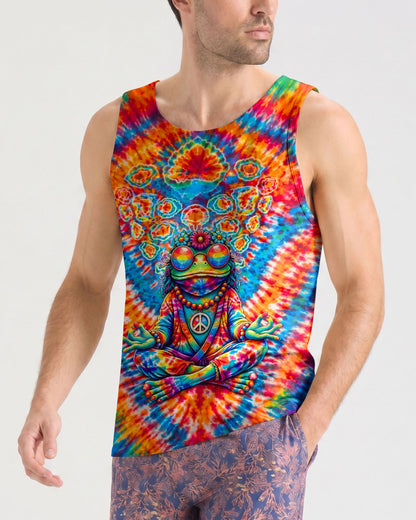 JUST BREATHE FROG V PATTERN ALL OVER PRINT - TLTW2306263